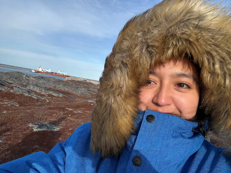 Picture taken at the highest point in Churchill, Canada.