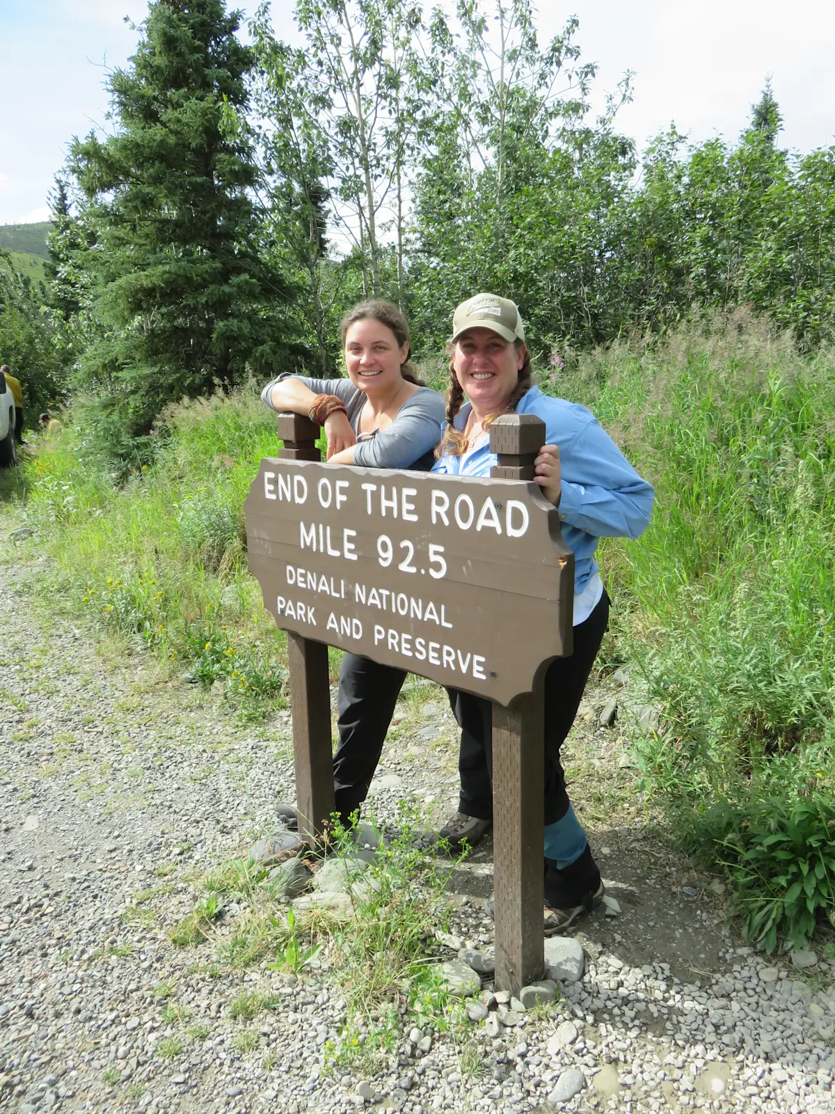 Enjoying the views of Denali National Park in Alaska. 