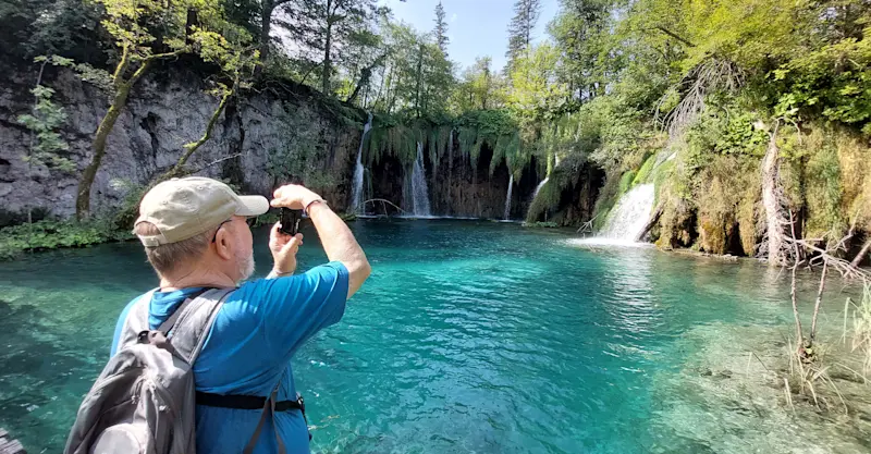 Nat Hab guest, Plitvice Lakes National Park, Croatia.