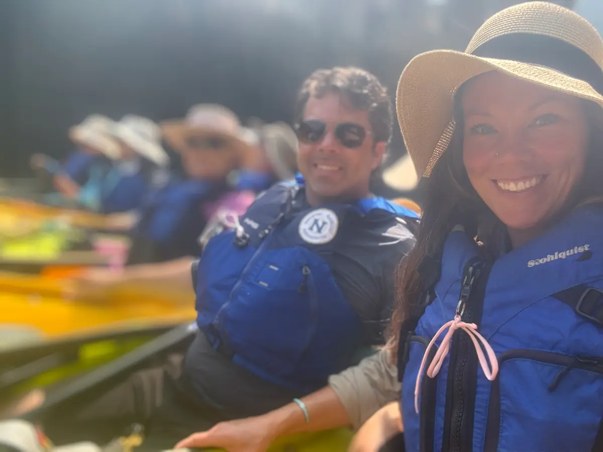 Kayaking the Duoro River in Portugal. 