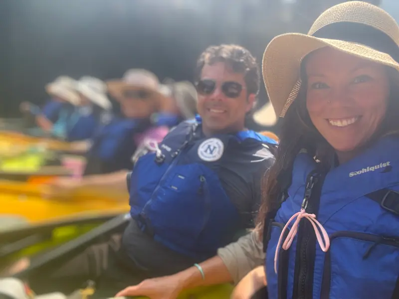 Kayaking the Duoro River in Portugal. 