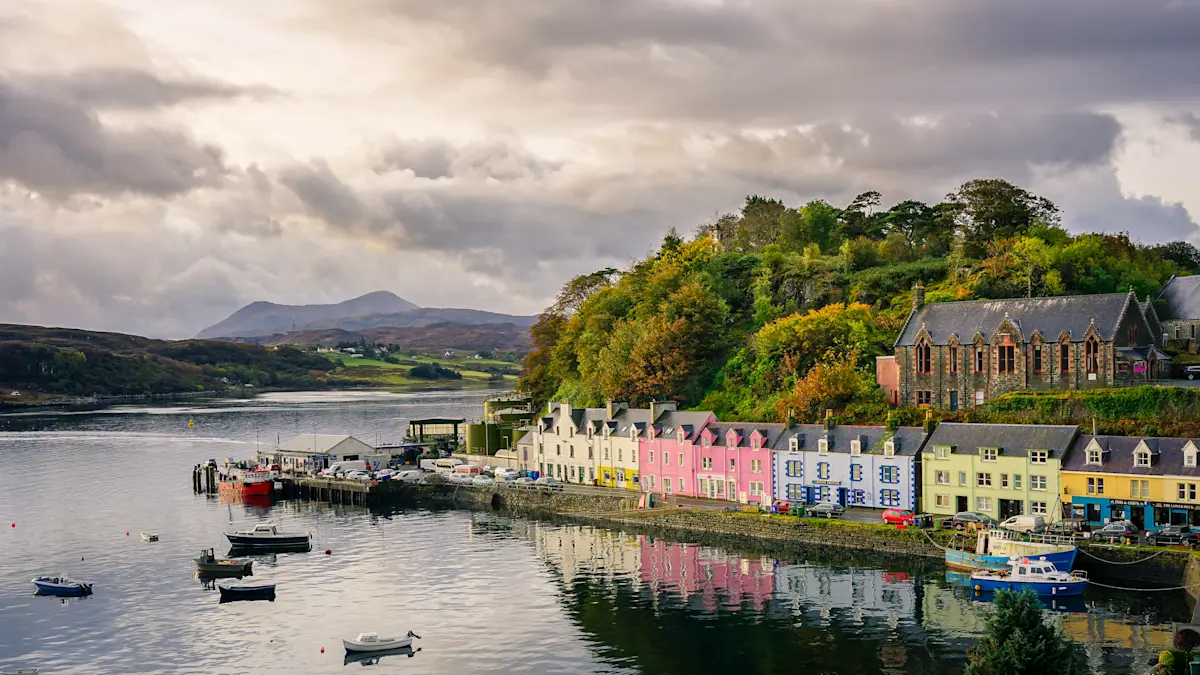 Portree, Isle of Skye, Scotland.