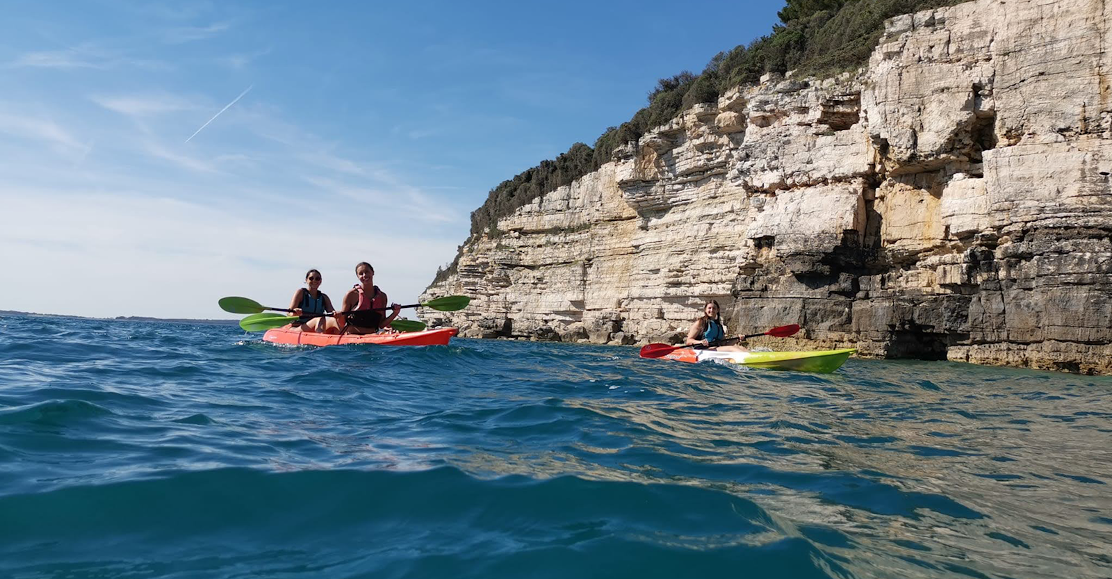 Kayaking in stunning Croatia.