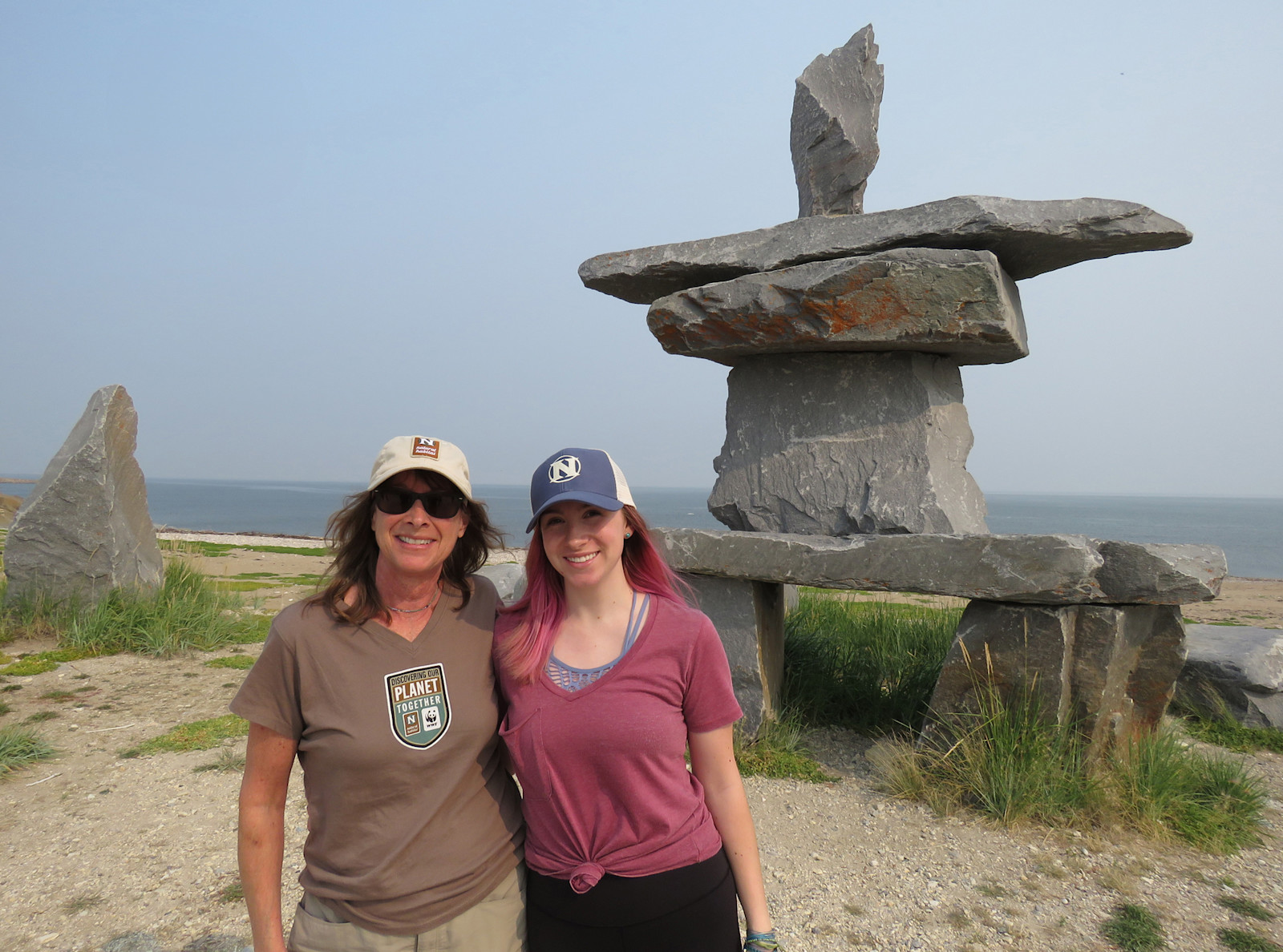 With my lovely mother in Churchill. 