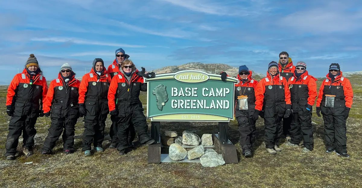 Nat Hab's Private Base Camp Greenland, East Greenland.