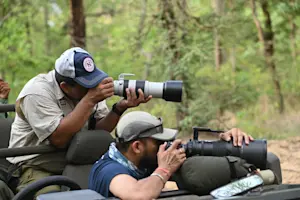 Nat Hab guests, Dudhwa National Park, India.