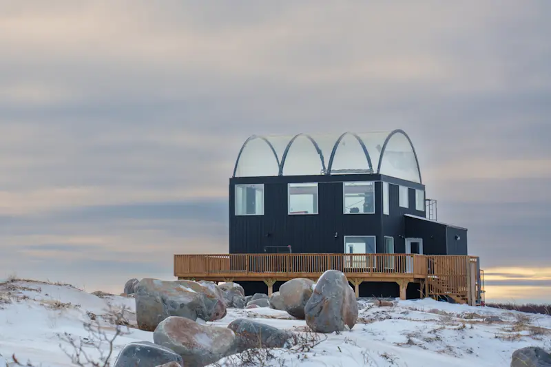 New for 2026—Nat Hab's Boreal Lounge, Churchill, Manitoba.