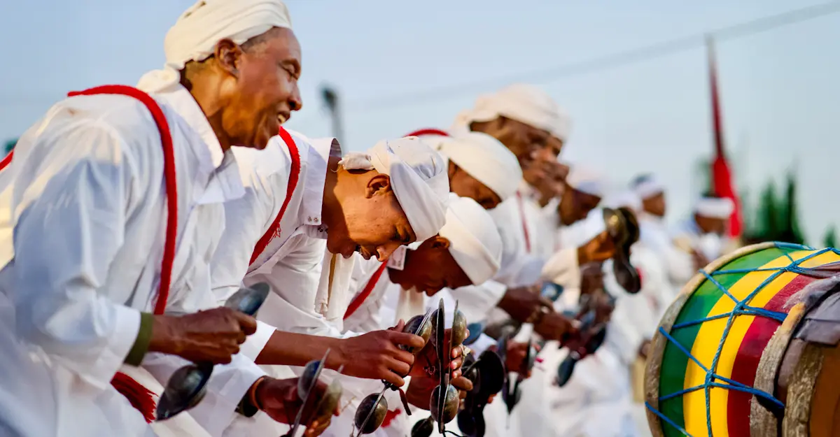 Tradicional musicians, Morocco.