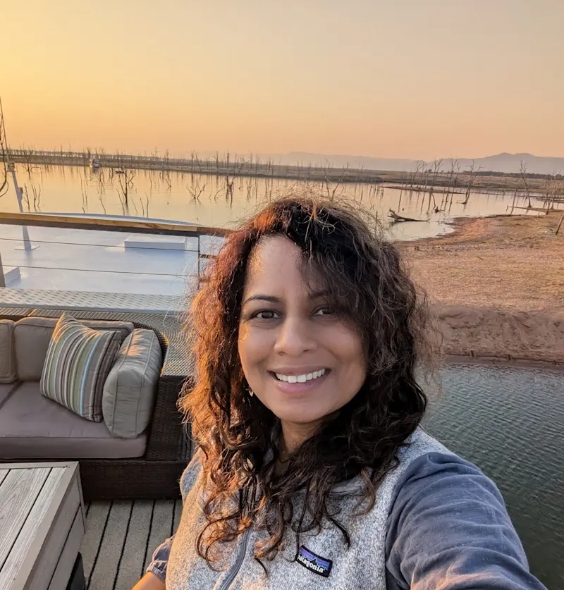 Enjoying sunrise at Matusadona National Park, Zimbabwe. 