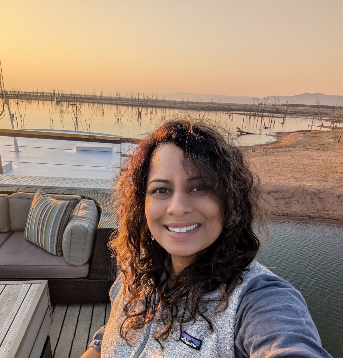 Enjoying sunrise at Matusadona National Park, Zimbabwe, 2024 