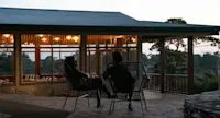 Deck at sunset