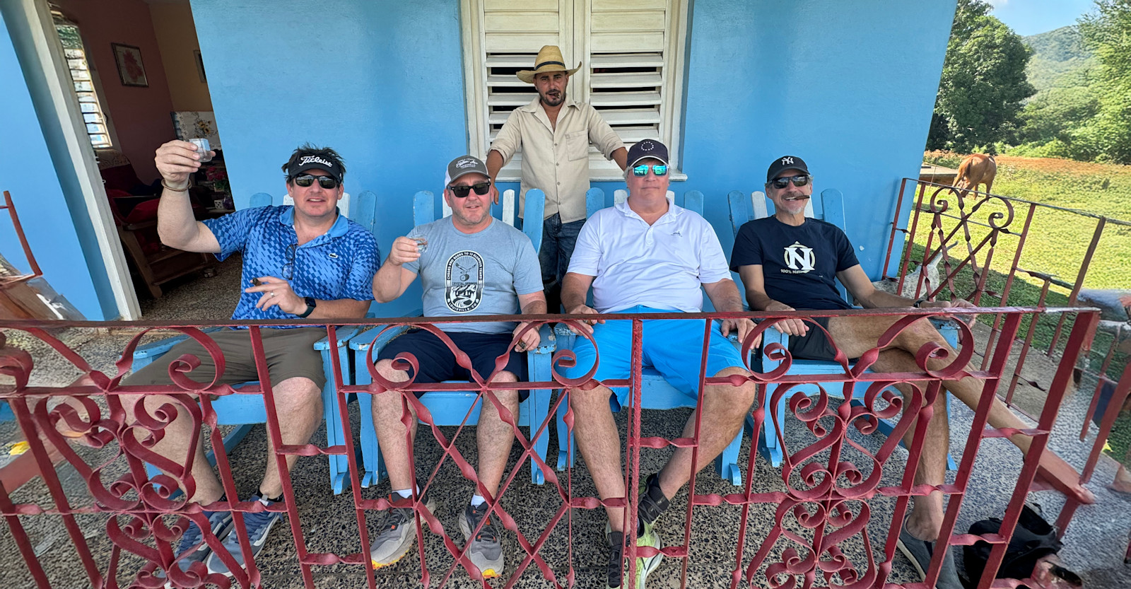 With Ben, Timmy & Andy in Vinales, Cuba.