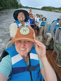In the great amazon expedition trip in Peru.