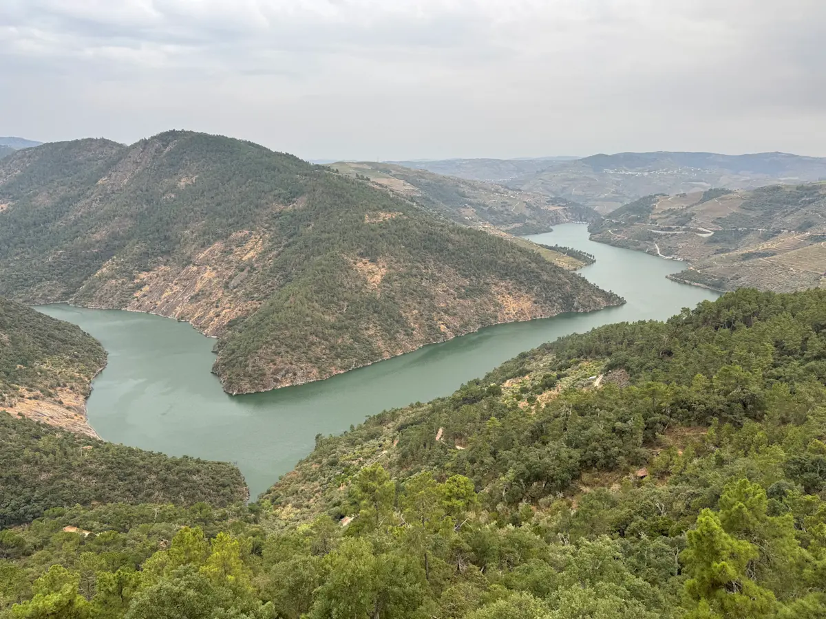 The beautiful Douro River in Portugal.