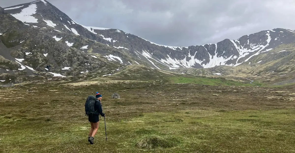 Backpacking Chugach National Forest in Alaska.