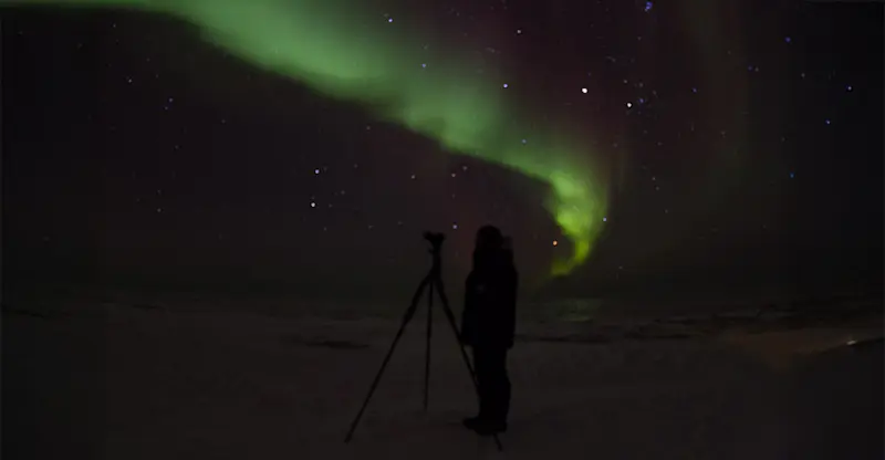 Aurora borealis, Churchill, Manitoba.