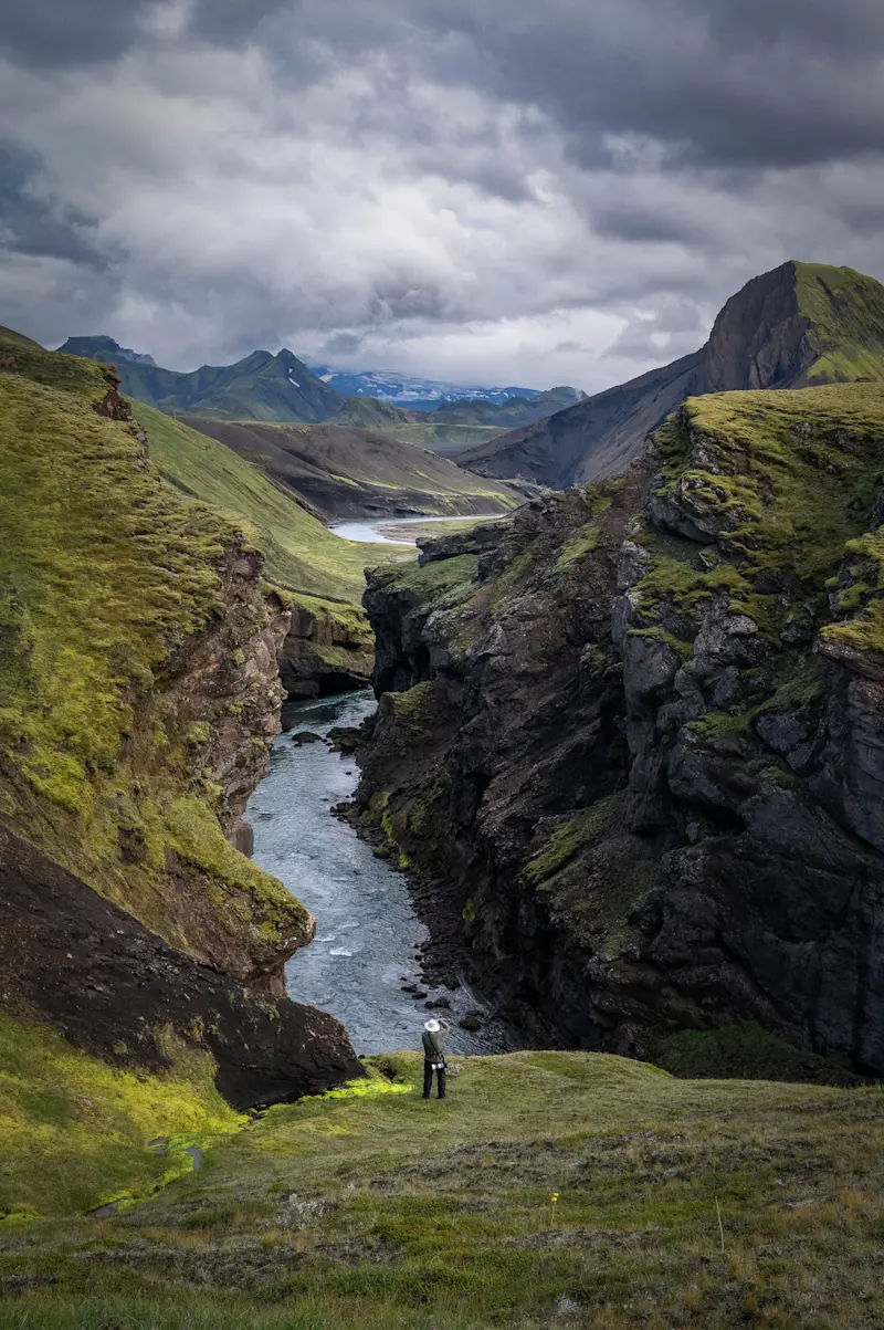 Nat Hab guest, Iceland.