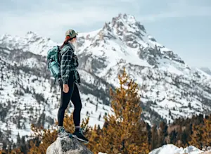 Hiking break in the Tetons.