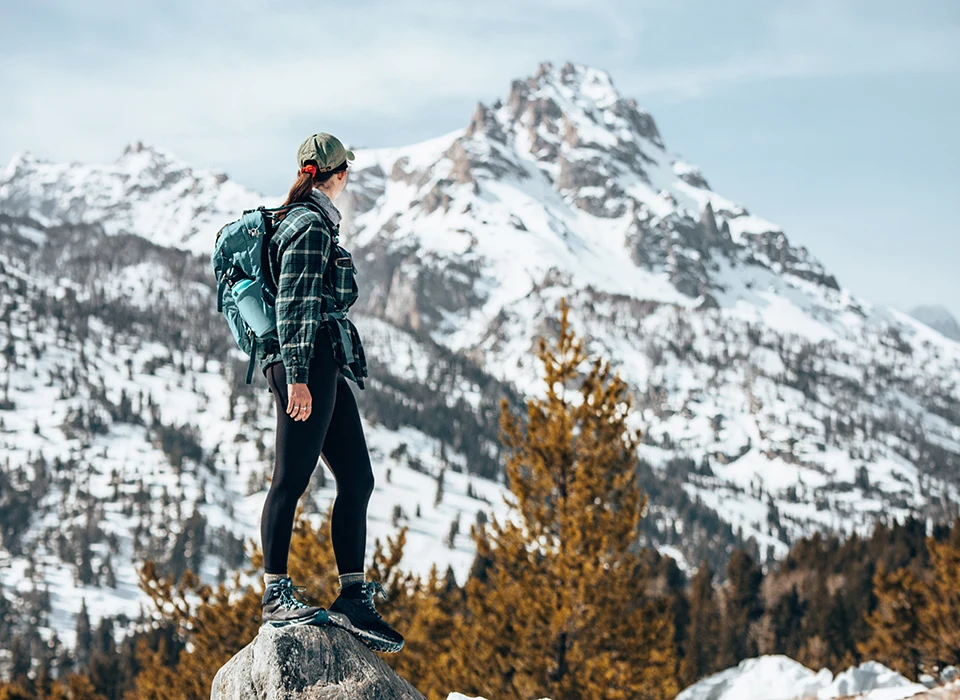 Hiking break in the Tetons.