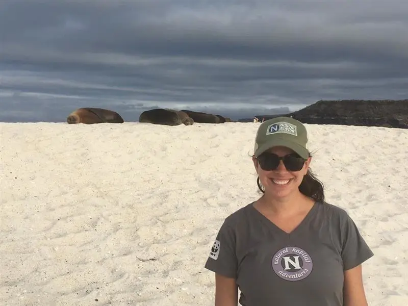 On a Nat Hab trip in the Galapagos.