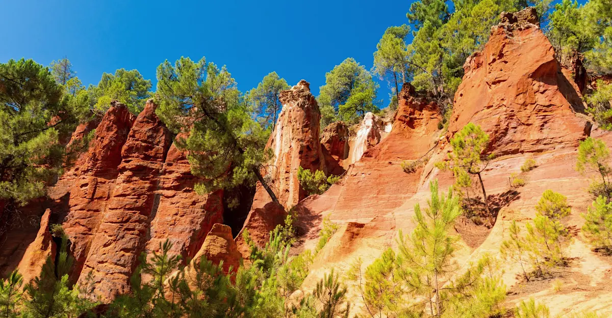 Ochre cliffs, Roussillon