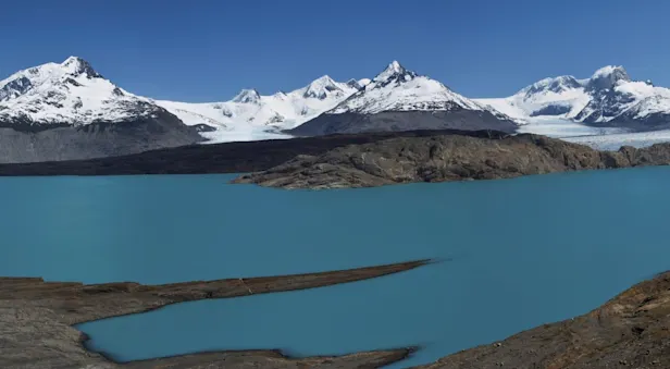 lake with mountains