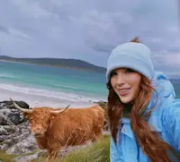 The crodh sith, or “fairy cattle,” are said to live in the sea and freshwater lochs on Scotland’s west coast and are known for their exceptional milk and butter. While we didn’t spot any on our Nat Hab trip, we saw plenty of Highland cattle—Heilan coos! 