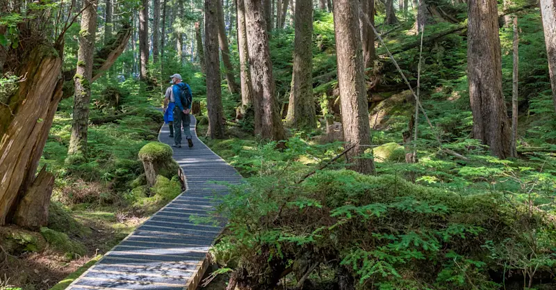 Nat Hab guests, Haida Gwaii, British Columbia.