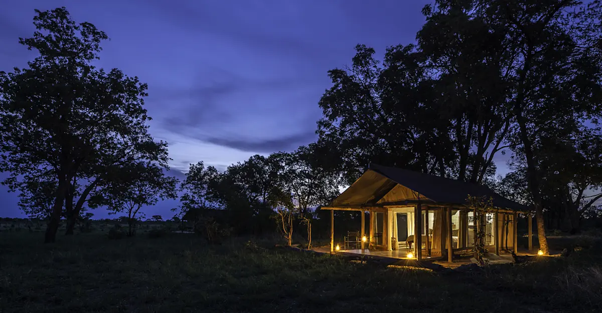 Davison's Camp, Linkwasha Private Concession, Hwange National Park, Zimbabwe.
