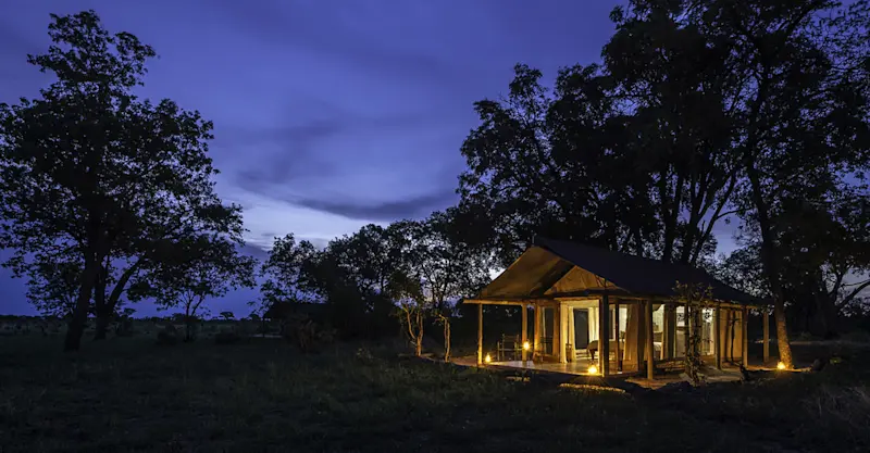 Davison's Camp, Linkwasha Private Concession, Hwange National Park, Zimbabwe.