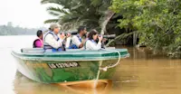 Nat Hab guests, Kinabatangan Wildlife Sanctuary, Borneo.