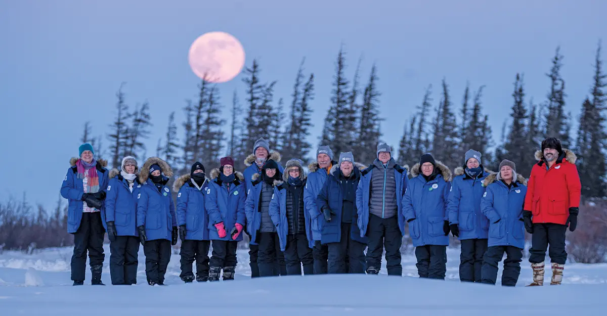 Nat Hab guests, Churchill, Manitoba.