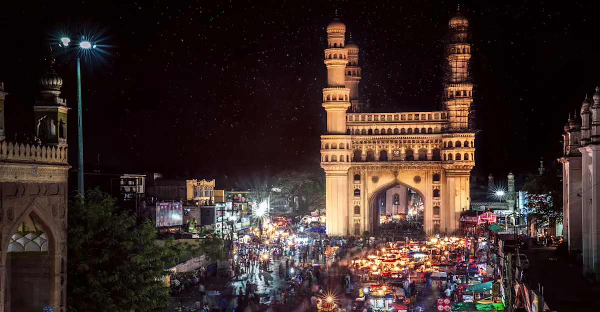Laad Bazaar, Old City Hyderabad, India.