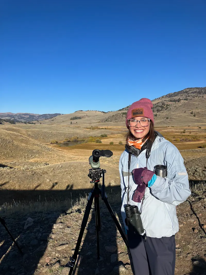 Taking a peak at the landscapes beauty in Wyoming. 