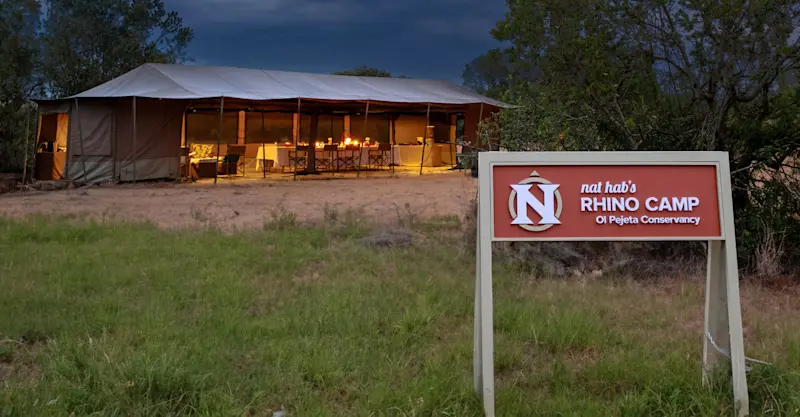 Nat Hab's Rhino Camp, Ol Pejeta Conservancy, Kenya.
