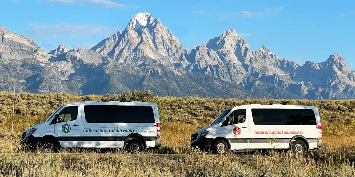 Nat Hab’s North American Safari Truck, Grand Teton National Park, Wyoming.