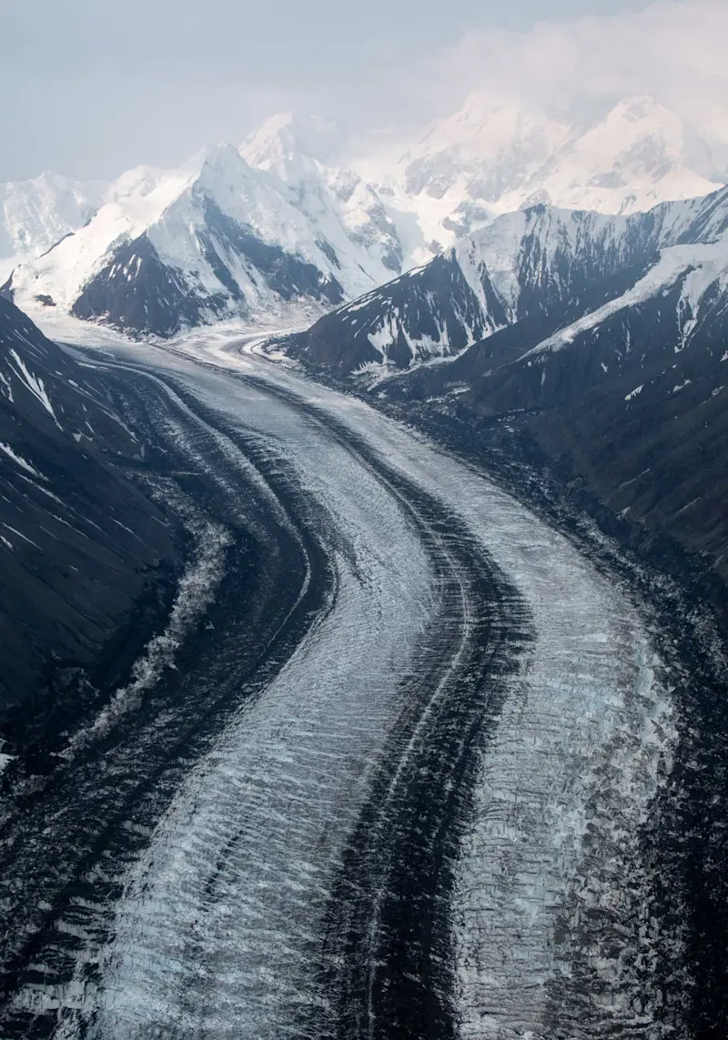 Glacier, Denali National Park, Alaska.