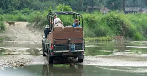 Nat Hab guests, Chitwan National Park, Nepal.