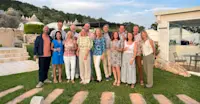 Dinner at Borgo Canonica, in the Itria Valley, Italy. 
