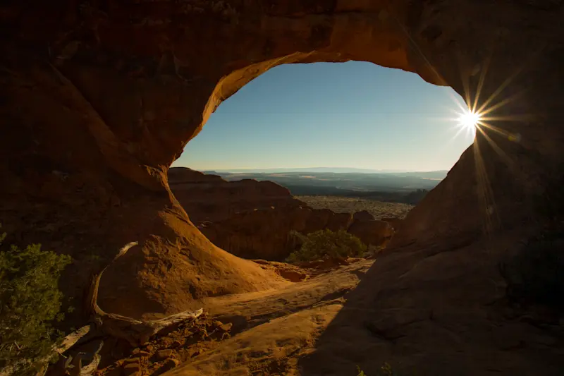Partition Arch, Arches National Park, Utah.