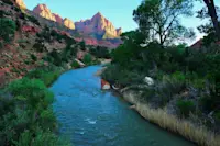 Virgin river, Zion National Park, Utah.