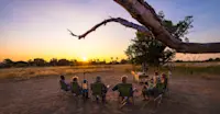 Sundowner, South Luangwa National Park, Zambia.
