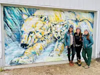 Murals of Churchill, Canada.