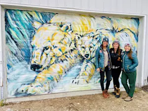 Murals of Churchill, Canada.