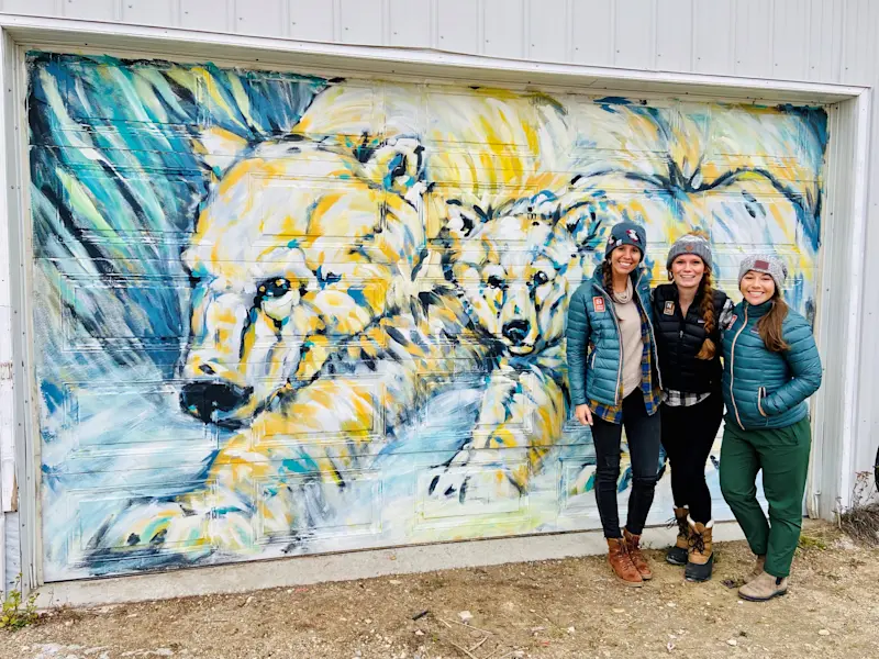 Murals of Churchill, Canada.