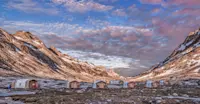 Nat Hab's Private Base Camp Greenland, East Greenland.