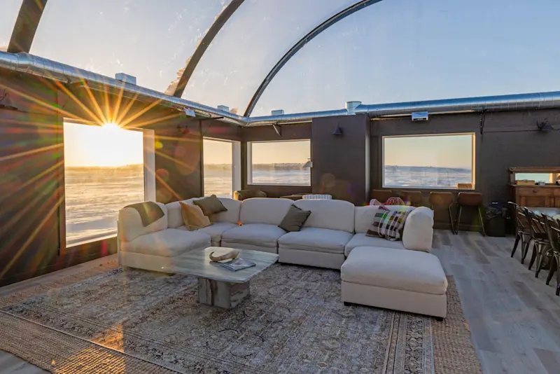 Nat Hab's Boreal Lounge, Churchill, Manitoba.