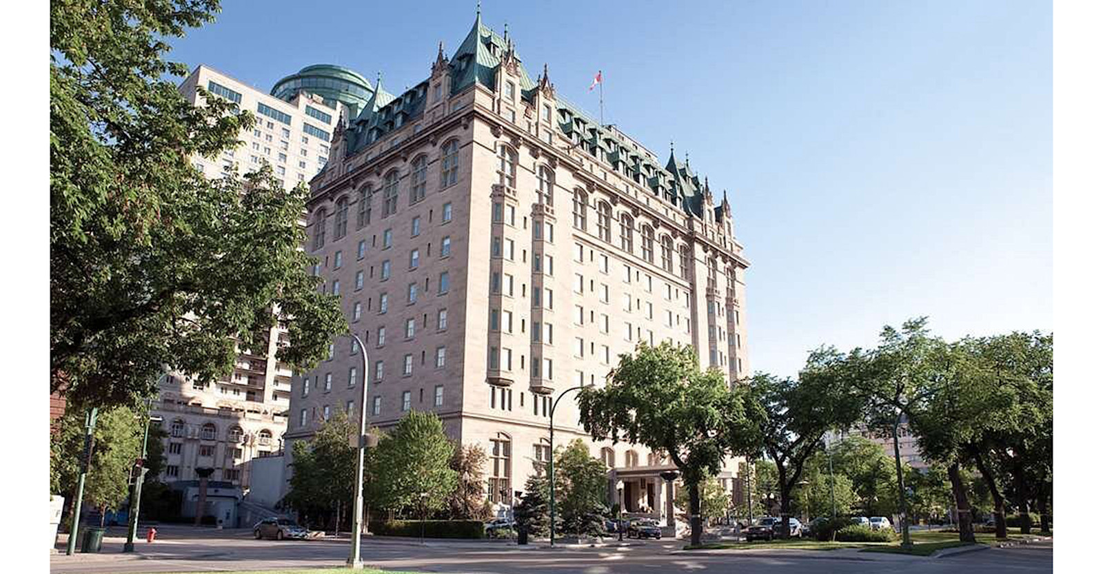 The historical Fort Garry Hotel