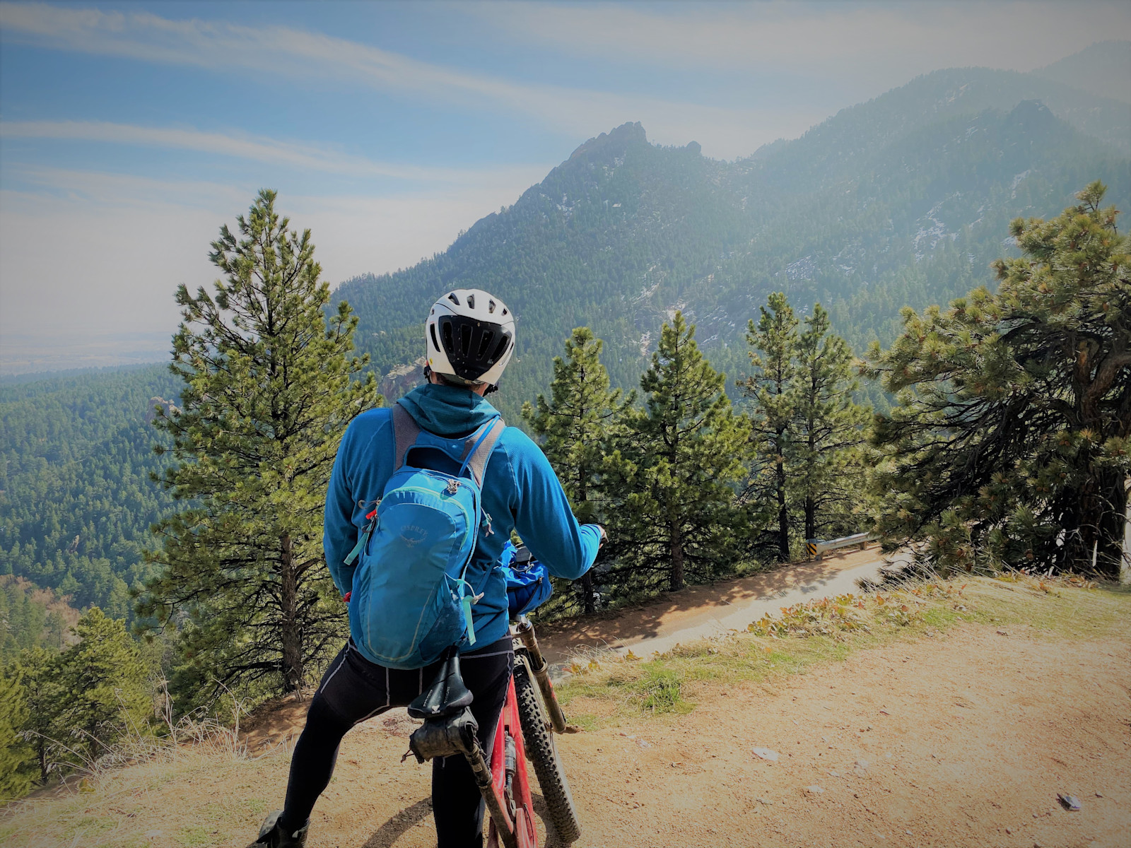 Taking in the stunning views of my hometown in Boulder, Colorado. 
