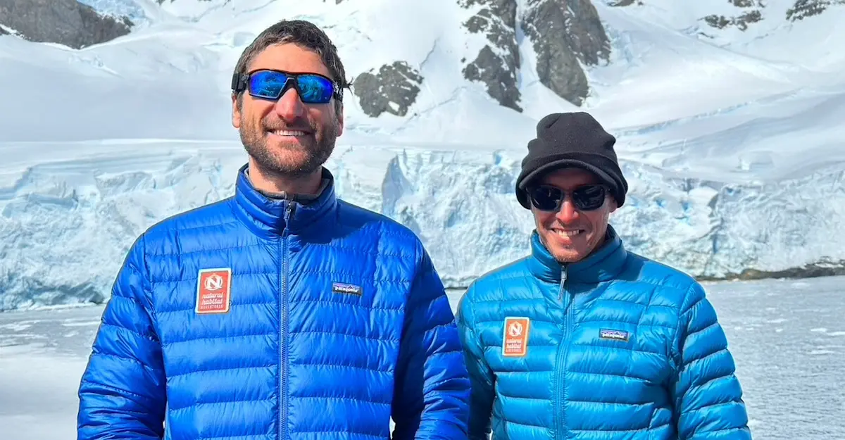 Nat Hab guests, Antarctica.